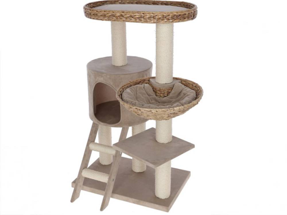 Obrázek k výrobku 125883 - Škrabadlo pro kočky KERBL 84438 BANANA LEAF WAXY, 104x60x40 cm