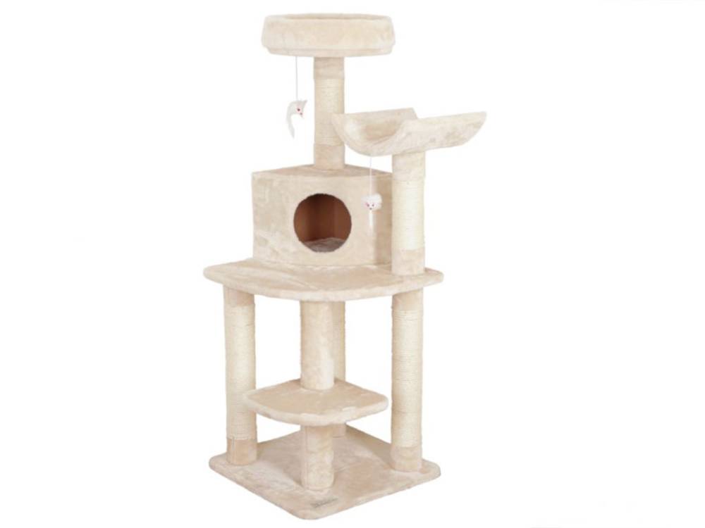 Obrázek k výrobku 125888 - Škrabadlo pro kočky rohové KERBL 81621 ZIRKONIA, 130x50x50 cm