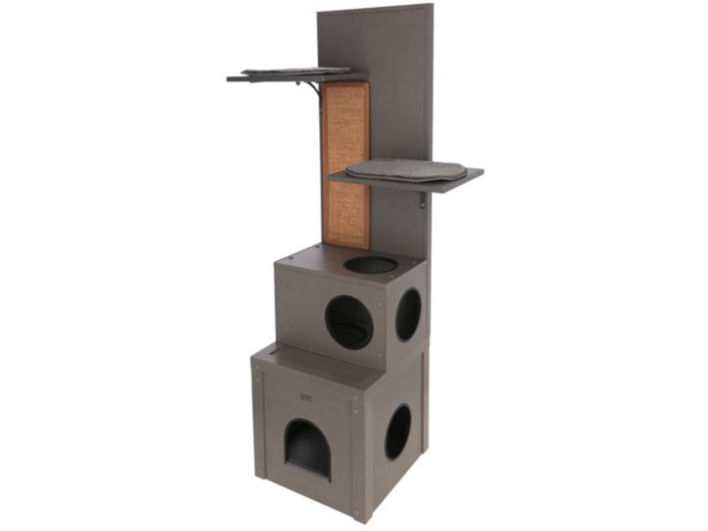 Obrázek k výrobku 125889 - Škrabadlo pro kočky z EKO plastu KERBL 84455 ALEX, 152x42x42 cm