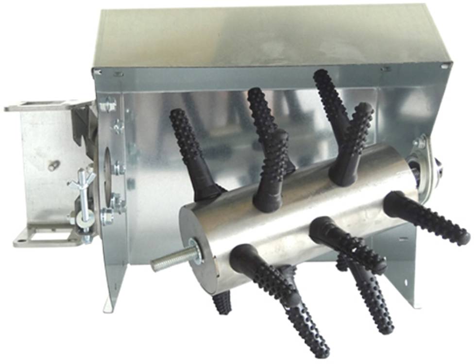 Obrázek k výrobku 125899 - Škubačka drůbeže na vrtačku s ochranným krytem SPIUMATRICE DIT CR RU08