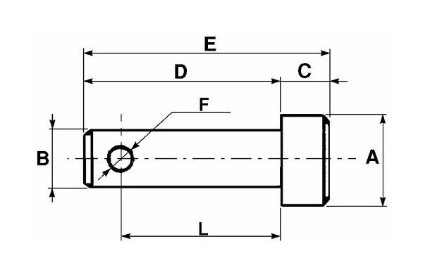 Specifikace - Čep pro 3. bod 16 x 78 mm