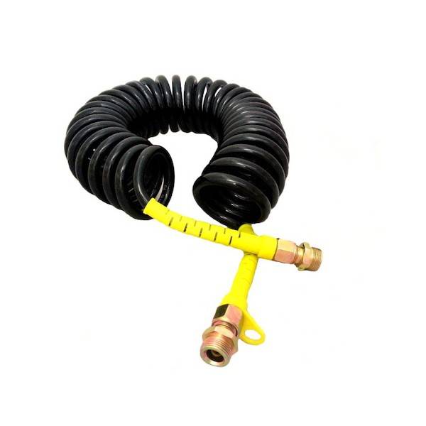 Obrázek k výrobku 34518 - Spirálová hadice černo - žlutá 5,5 m