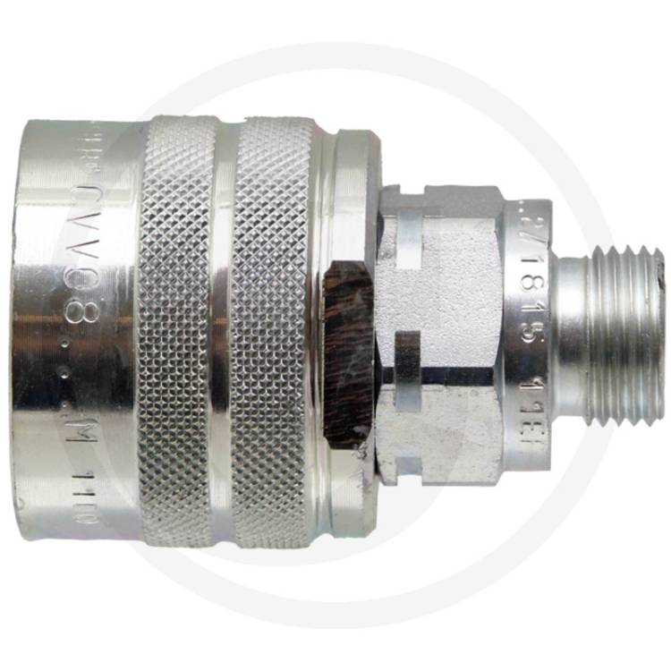 Obrázek k výrobku 126887 - Šroubovací rychlospojka samice KF 15L 3 M22x1,5