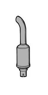 Obrázek k výrobku 56954 - Tlumič výfuku Landini, Massey Ferguson 46x720