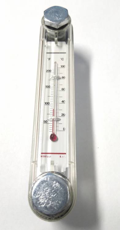 Obrázek k výrobku 55492 - ukazatel hladiny s teploměrem 177 mm