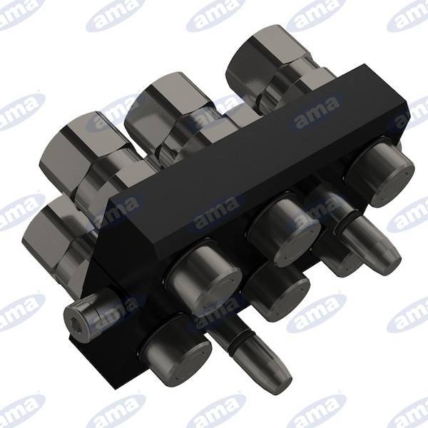 Obrázek k výrobku 59184 - Vícenásobná spojka 1/2", 4 spojení, Mobilní část