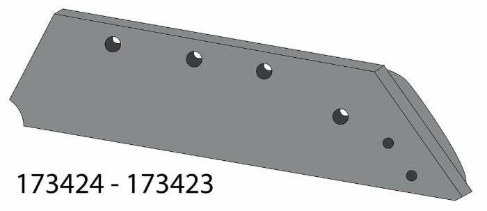 Obrázek k výrobku 52265 - Výměnná špice radlice/ostří - levé 14"