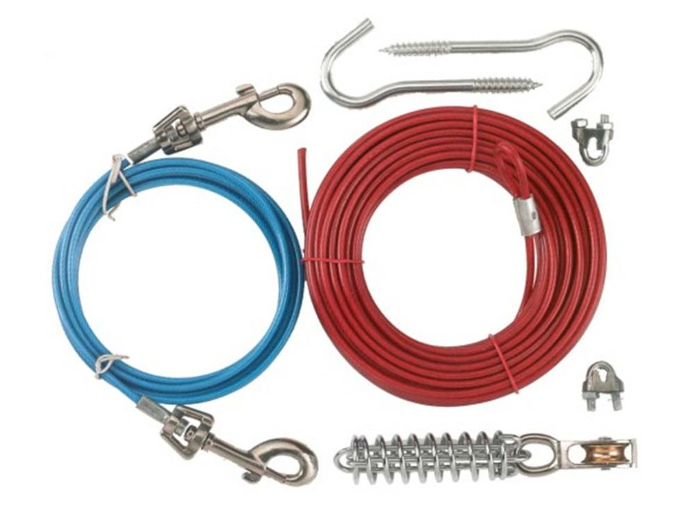 Obrázek k výrobku 126020 - Zahradní posuvné vodítko na laně pro psy KERBL 83544