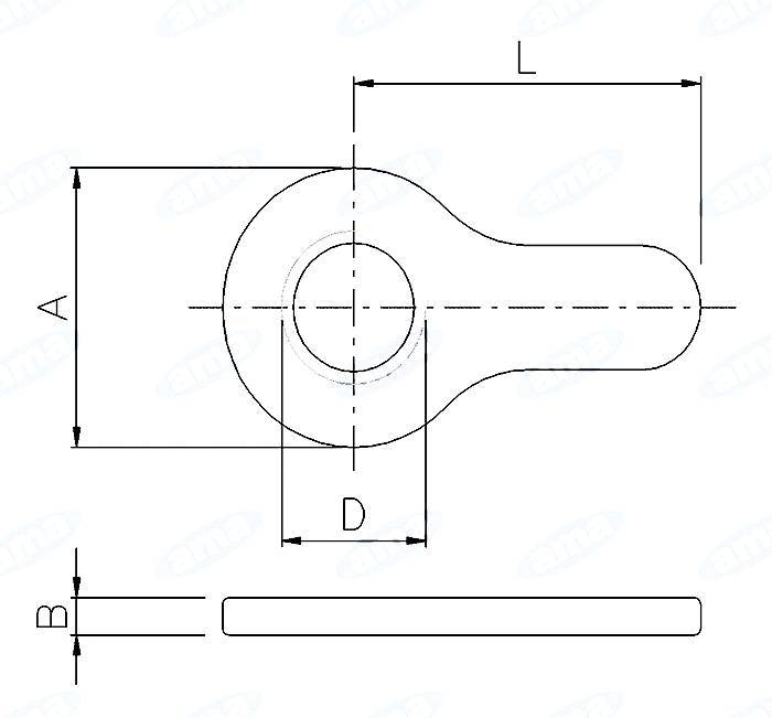 Obrázek k výrobku 23332 - Zajišťovací matice třetího bodu 30x3,5