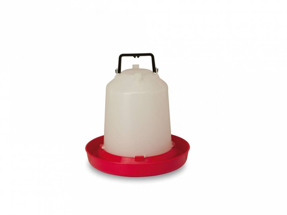 Obrázek k výrobku 36404 - Závěsná klobouková napáječka pro slepice plastová CF 002.12 MARTE - 10l