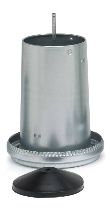 Obrázek k výrobku 126041 - Závěsný krmící automat pro slepice pozinkovaný CF 013.03MS - 18kg