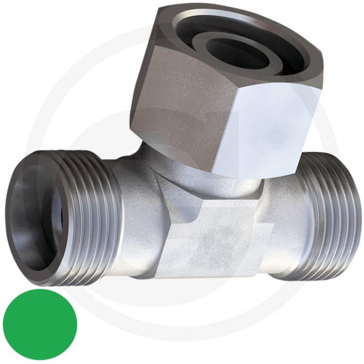 Obrázek k výrobku 128286 - Závitová redukce T s jednou matící metrický závit M18x1,5