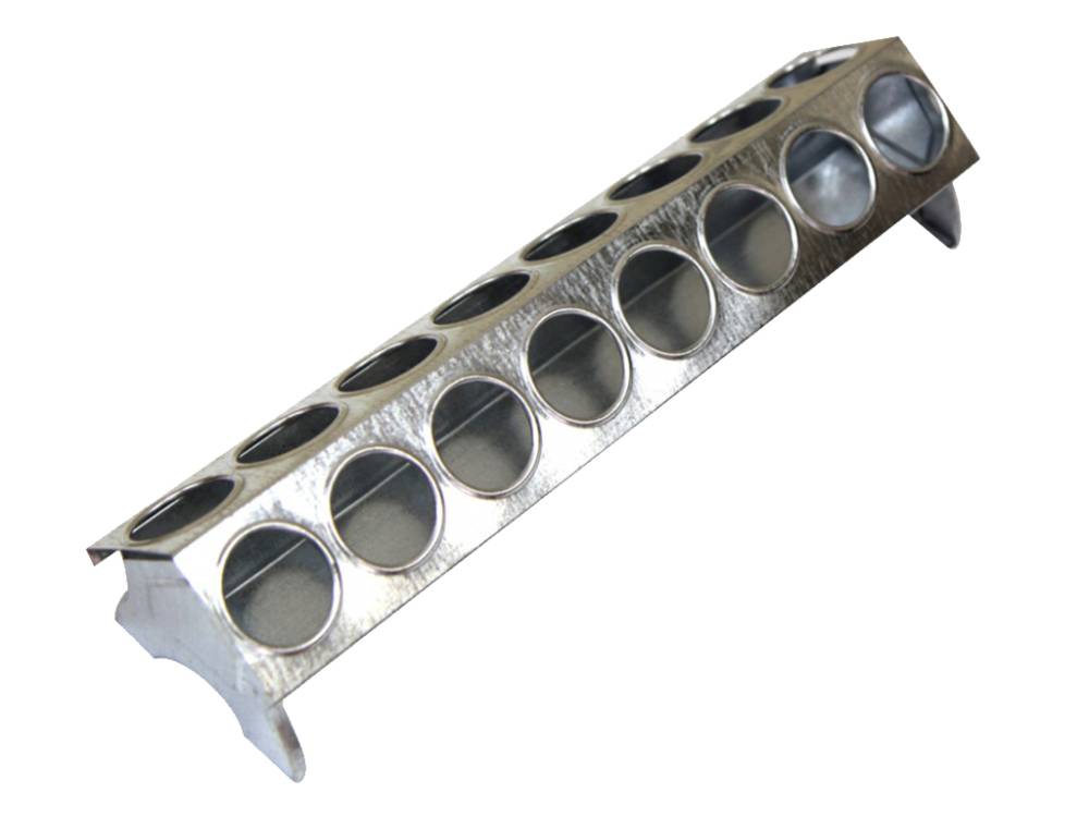 Obrázek k výrobku 126056 - Žlabové krmítko pro kuřata, křepelky, pozinkované CF032.10 - 30cm