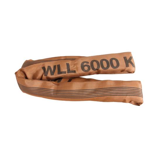 Obrázek k výrobku 35073 - Zvedací popruh hnědá 6To, L-3 metr, šířka-80mm