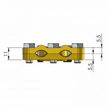 Obrázek k výrobku 62056 - + bateriová svorka dvojitá