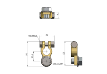 Obrázek k výrobku 23505 - - bateriová svorka, M12