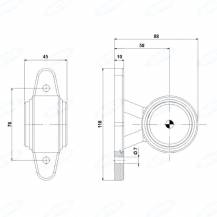 Obrázek k výrobku 47695 - 12-30V boční LED světlo