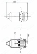 Obrázek k výrobku 25905 - 3 pólová zásuvka 12-24V - samice