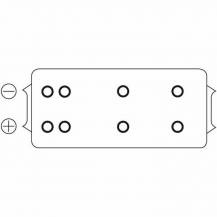 Obrázek k výrobku 6516 - Autobaterie 12V, 185Ah, 1200A, 510x223x215 mm