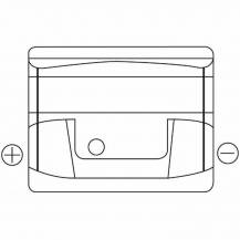 Obrázek k výrobku 6674 - Autobaterie 12V, 95Ah, 720A, 306x173x222 mm