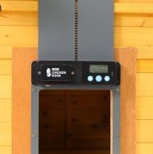 Obrázek k výrobku 119761 - Automatická dvířka do kurníku, na adaptér 230 V + solární panel