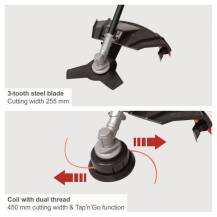 Obrázek k výrobku 69768 - Scheppach BCH 5200 PBkřovinořez s benzinovým motorem 52 cm3