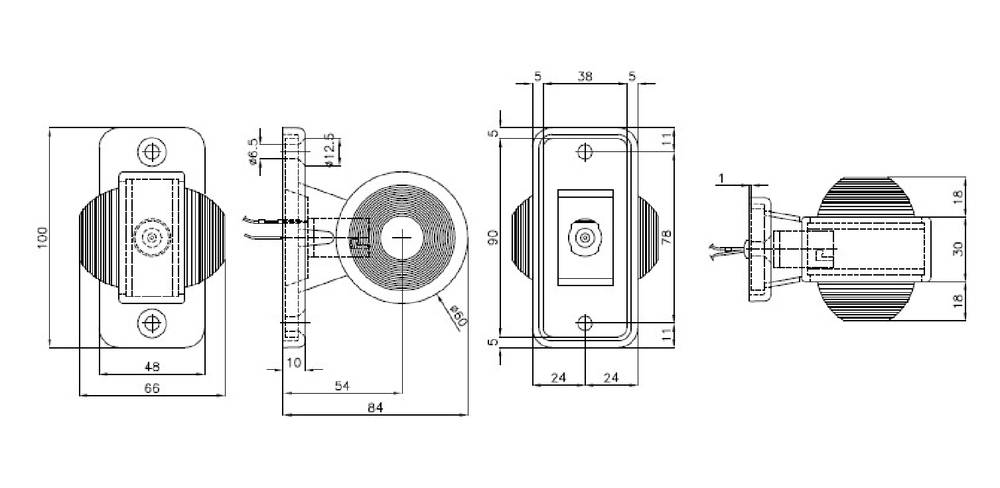 Obrázek k výrobku 0 - Boční světlo (červené + bílé)