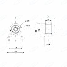 Obrázek k výrobku 10406 - Boční světlo (červené + bílé)