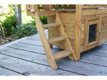 Obrázek k výrobku 125229 - Bouda pro kočky s terasou KERBL 82790 LODGE, 77x50x73cm
