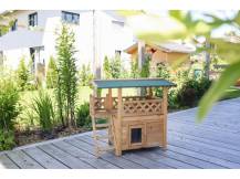 Obrázek k výrobku 125229 - Bouda pro kočky s terasou KERBL 82790 LODGE, 77x50x73cm