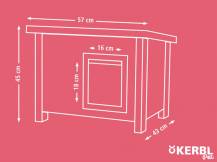 Obrázek k výrobku 125230 - Bouda pro kočky z EKO plastu KERBL 81636 ELI, 57x45x43 cm