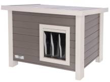 Obrázek k výrobku 125230 - Bouda pro kočky z EKO plastu KERBL 81636 ELI, 57x45x43 cm