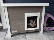 Obrázek k výrobku 125230 - Bouda pro kočky z EKO plastu KERBL 81636 ELI, 57x45x43 cm