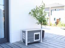 Obrázek k výrobku 125230 - Bouda pro kočky z EKO plastu KERBL 81636 ELI, 57x45x43 cm