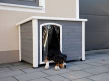 Obrázek k výrobku 125232 - Bouda pro psa dřevěná KERBL 80576 KENNY, 113x77x81 cm