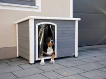 Obrázek k výrobku 125232 - Bouda pro psa dřevěná KERBL 80576 KENNY, 113x77x81 cm