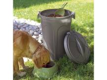 Obrázek k výrobku 125240 - Box na granule pro psy a kočky STEFANPLAST TOM 46l, šedohnědý