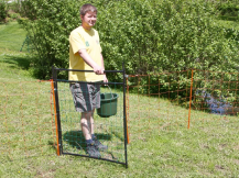 Obrázek k výrobku 125241 - Brána k sítím pro elektrické ohradníky KERBL 446517, 106 cm