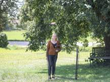 Obrázek k výrobku 125242 - Brána k sítím pro elektrické ohradníky KERBL 446518, 95-125 cm