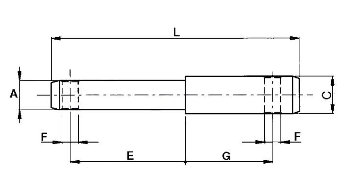 Obrázek k výrobku 25997 - Čep 22x28x190 mm