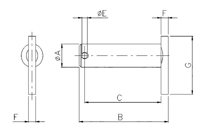 Obrázek k výrobku 0 - Čep 24x101mm