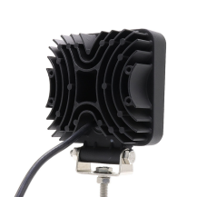Obrázek k výrobku 62662 - Čtvercové LED pracovní světlo 110x110 mm, 10-36V DC, 27W, 2025LM, široký paprsek, 9 LED 6000/6500