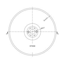 Obrázek k výrobku 62389 - Disk hladký rovný Ø 343/3mm HORSCH