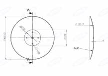 Obrázek k výrobku 61022 - Disk hladký vydutý Ø 460/4mm AMAZONE
