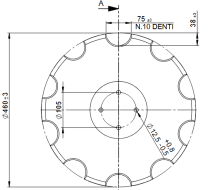 Obrázek k výrobku 63118 - Disk ozubený vydutý Ø 460/5mm vhodný pro LEMKEN