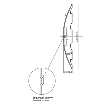 Obrázek k výrobku 62392 - Disk ozubený vydutý Ø620/5mm LEMKEN