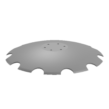 Obrázek k výrobku 61025 - Disk ozubený vydutý Ø 620/6mm HORSCH