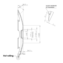 Obrázek k výrobku 62397 - Disk ozubený vydutý Ø 620/6mm LEMKEN