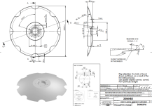 Obrázek k výrobku 62734 - Disk ozubený vydutý Ø 645/6mm LEMKEN