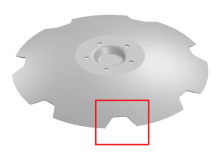 Obrázek k výrobku 62735 - Disk ozubený vydutý Ø 645/6mm LEMKEN